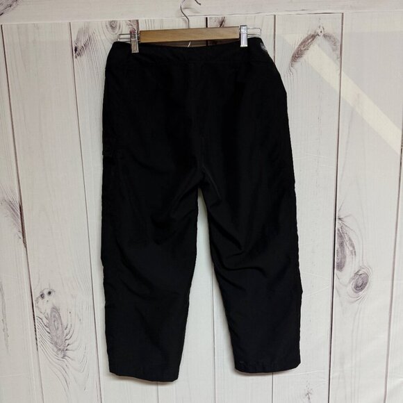The North Face Women’s Wide Leg Capri Pants Size 10 Black EUC - Picture 2 of 10